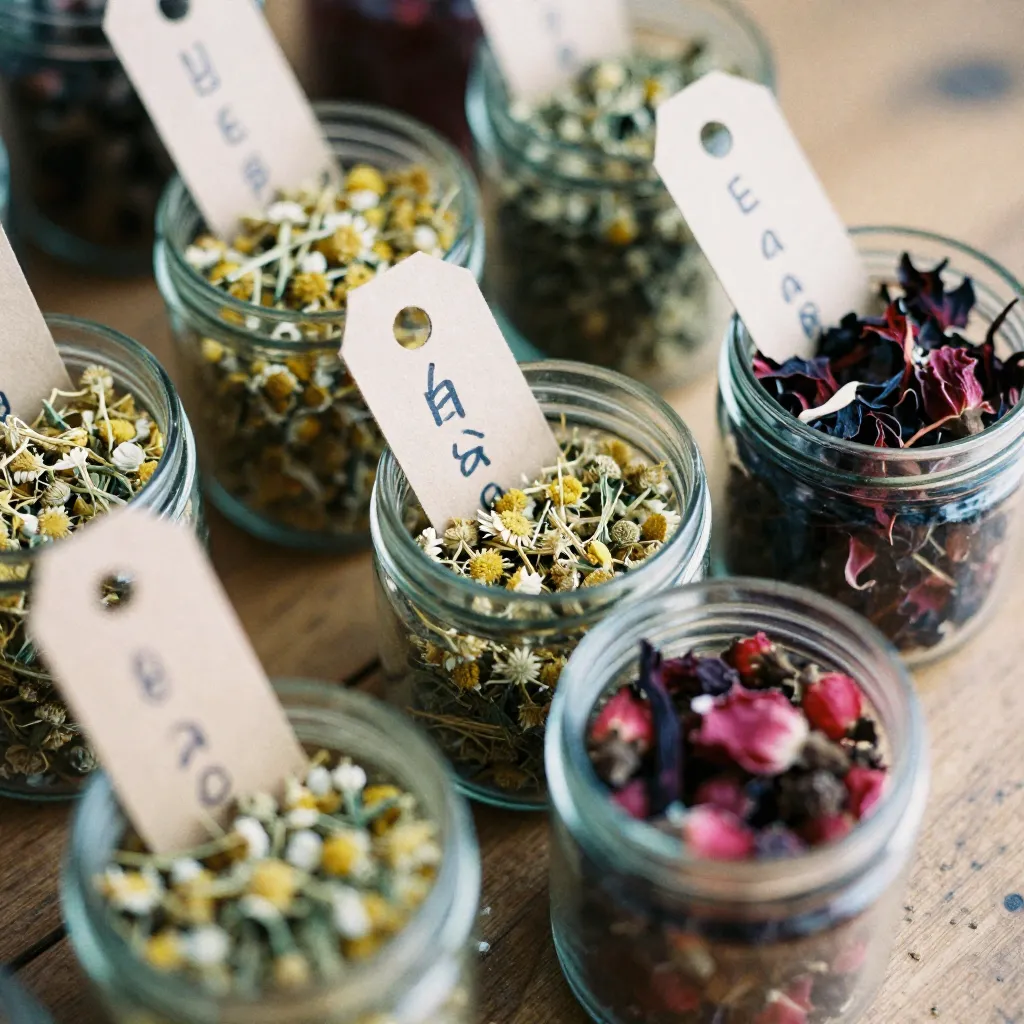 Herbal blend showcase